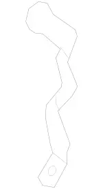 2055470000 - Exhaust System: Holder for Mercedes-Benz Image