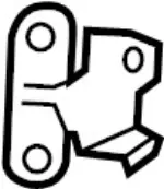 824005DA0A - : Upper Hinge for Infiniti Image