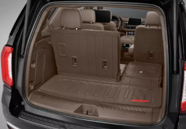 84445537 - Interior: Integrated Cargo Liner - Teak With Gmc Logo for GMC: Yukon Image