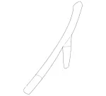 906428063564 - : Brake Hose                               for Mercedes-Benz: Sprinter 2500, Sprinter 3500 Image