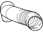 2M5Z9B659AA - Engine: Engine Air Intake Hose for Ford: Focus Image