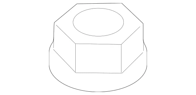 910123010000 - Springs, Suspension and Hydraulics: Hexagon Nut for Mercedes-Benz: E550, GL350, GL450, GL550, GL63 AMG, GLE300d, GLE350, GLE400, GLE43 AMG, GLE450, GLE450 AMG, GLE450e, GLE53 AMG, GLE550e, GLE580, GLE63 AMG, GLE63 AMG S, GLS350d, GLS450, GLS550, GLS580, GLS63 AMG, Maybach GLS600, ML250, ML350, ML400, ML550, ML63 AMG Image image