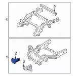 MB3Z5D058G - Body: Frame Rail End for Ford: Bronco Image