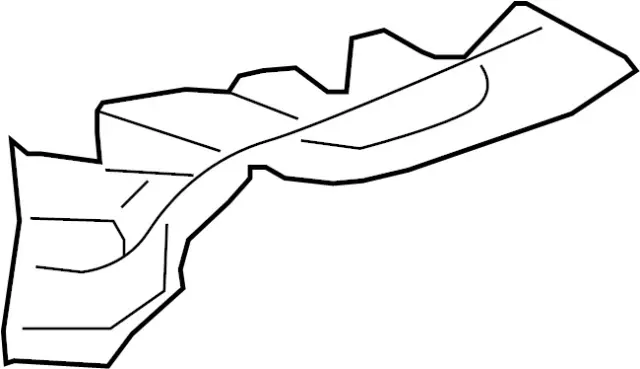 769351CK0A - Body: Upper Quarter Trim for INFINITI: FX35, FX37, FX50, QX70 Image