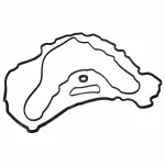 8C3Z6584B - Engine: Valve Cover Gasket for Ford: F-250 Super Duty, F-350 Super Duty, F-450 Super Duty, F-550 Super Duty Image