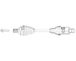 PR48084 - : Mercedes-Benz (3.0) CV Axle Assembly  - Front Left for GSP Image