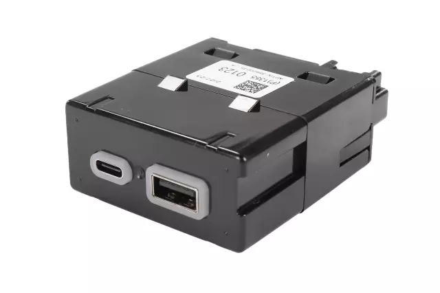 13556338 - Body: USB Port for Chevrolet: Silverado 1500, Silverado 2500 HD, Silverado 3500 HD, Suburban, Tahoe | GMC: Sierra 2500 HD, Yukon, Yukon XL Image