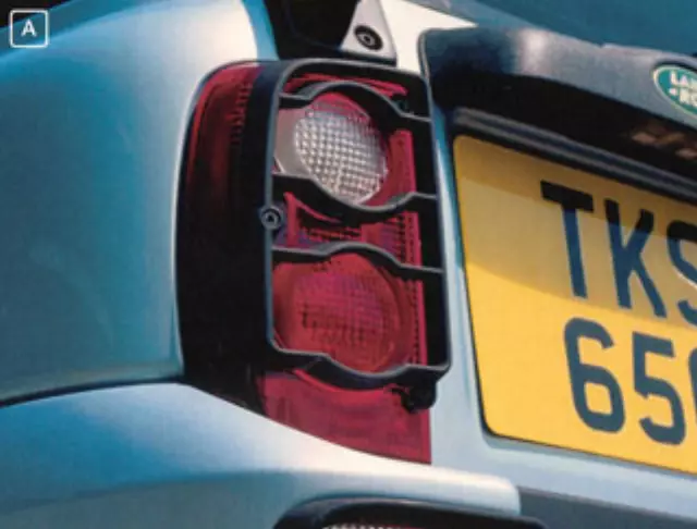 VUB501400 - Exterior: Lamp Guards, Rear for Land-Rover Image