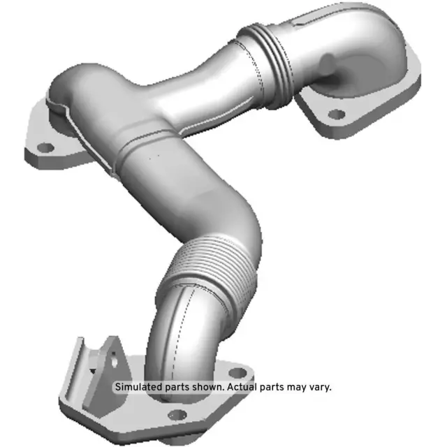 98066018 - : Exhaust Pipe for Chevrolet: Express 2500, Express 3500, Express 4500, Silverado 2500 HD, Silverado 3500 HD | GMC: Savana 2500, Savana 3500, Savana 4500, Sierra 2500 HD, Sierra 3500 HD Image