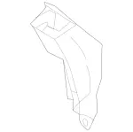 2466260100 - Cowl, Front Panel: Bracing for Mercedes-Benz Image