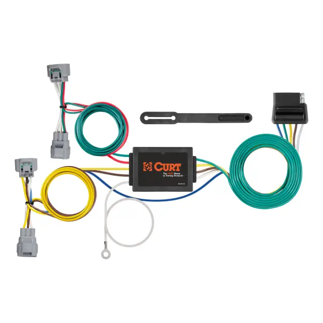 56513 - : Custom Wiring, 5-Way Flat Output, Select Toyota Tacoma, Hilux, T-100 Pickup for CURT Image