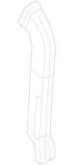 4638311146 - Heating and Ventilation: Air Duct for Mercedes-Benz Image