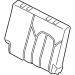JL7Z7866601AV - : Cover Assembly Rear Seat Back for Ford Image