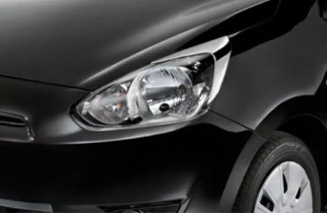MZ330458 - Exterior: Headlamp Garnish, Chrome for Mitsubishi Image