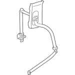 4C5Z78611B69AAA - Electrical: Seat Belt Assembly for Lincoln: Aviator Image
