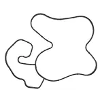 36149 - : Engine Water Pump Gasket for FEL-PRO Image