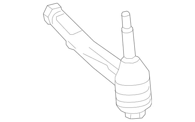 205460010564 - Steering: Tie Rod for Mercedes-Benz Image