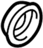 3925250W01 - Driveline &amp; Axles: Drive Axle Shaft Oil Slinger for Infiniti Image