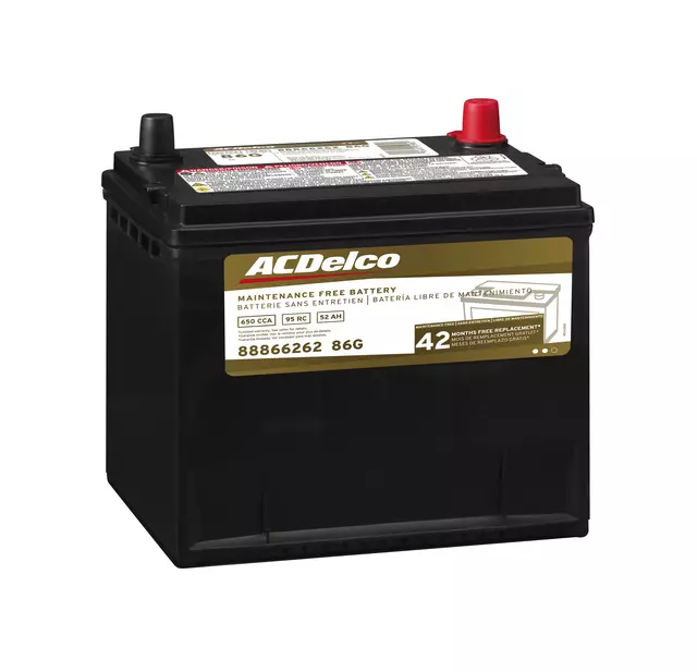 88866262 - Electrical: Battery for Cadillac: XLR | Chevrolet: Aveo, Aveo5, Colorado, Corvette | GMC: Canyon | Hummer: H3, H3T | Pontiac: Solstice | Saturn: Sky Image