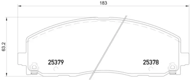 355020571 - : Disc Brake Pad Set for Hella Pagid Image
