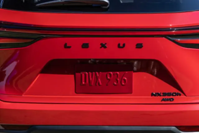 PT9487825302 - Exterior: Black Emblem Overlays - NX350h &amp; Awd for Lexus: NX250, NX350, NX350h, NX450h+ Image