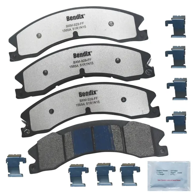 MKD1565AFM - : BENDIX Fleet MetLok Brake Pad for BENDIX Image