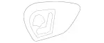 25191858302A17 - Body: Switch Bezel for Mercedes-Benz Image