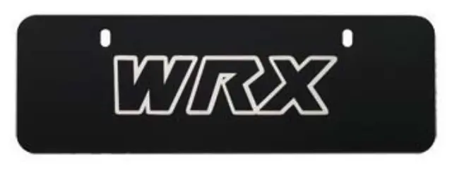 SOA342L130 - Exterior: Marque Plates Euro Style, Stainless Steel for Subaru: Impreza, WRX Image