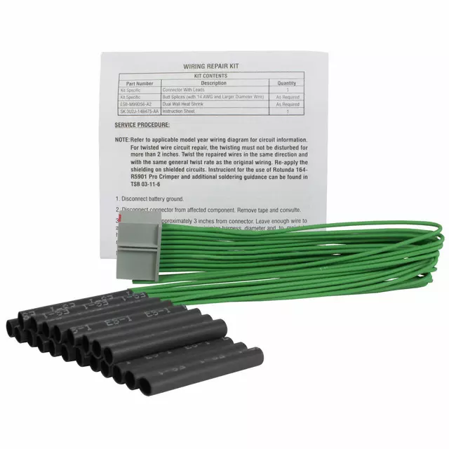 3U2Z14S411FCB - : Wire Assembly for Ford Image