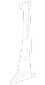 2466300311 - Side Panels: B-Pillar for Mercedes-Benz Image