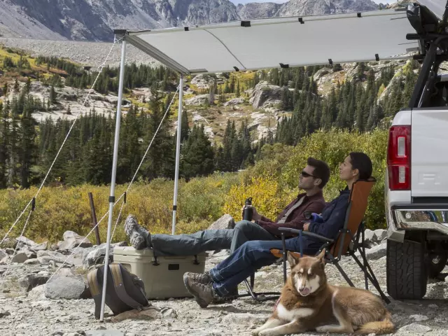 VKB3Z99000C38E - Exterior: 2021-2025 Ford - Yakima Awning for Ford: Bronco, Bronco Sport, E-350 Super Duty, E-450 Super Duty, Edge, Escape, Expedition, Explorer, F-150, F-250 Super Duty, F-350 Super Duty, F-450 Super Duty, F-550 Super Duty, Maverick, Ranger Image