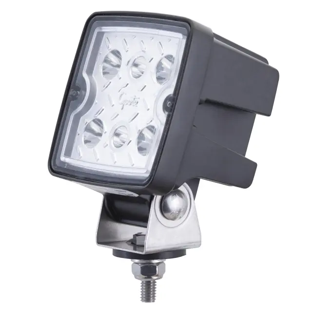 63K51 - : Trilliant® Cube LED Work Light, 3000 Lumens, Packard or AMP, Flood,13.5V for Grote Lighting Image