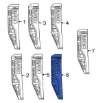 PC3Z16720BP - Body: Nameplate for Ford Image