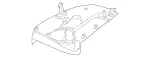2056806010 - : Foot-Well Cover for Mercedes-Benz Image
