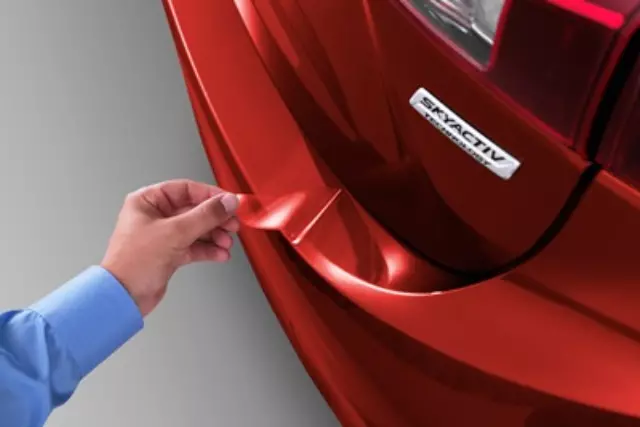 8WL49 - Exterior: Paint Protection Film - Rear Bumper for Mazda: 3 Image