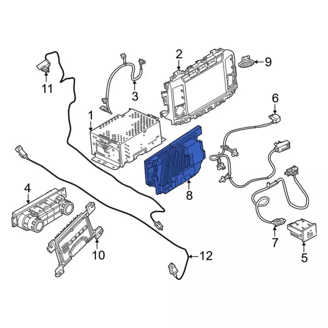 PU5Z14G371HQ - Body: Module for Ford: F-250 Super Duty, F-350 Super Duty, F-450 Super Duty Image