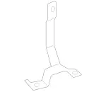 2045240340 - Chassis Sheet Metal/Air Intake: Holder for Mercedes-Benz Image