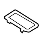 8A8Z7E391A - Body: Bezel for Ford: Flex Image