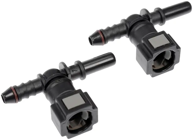800177 - : Quick Connector 5/16 In. Steel TEE to 6mm with O-ring for Dorman Image