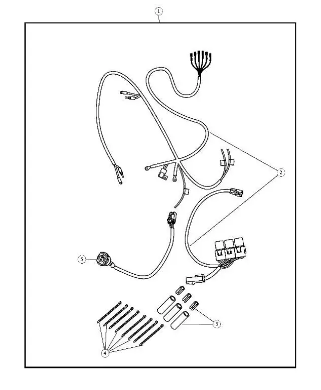 Fog Lamp Switch - Mopar (68005178AC)