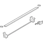 9L2Z16450AA - Body: Step Bar for Ford: Explorer Image