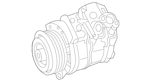 830760264 - : Refrigerant Compressor for Mercedes-Benz Image