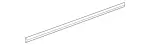 2186900662 - Covering and Lining: Trim Strip for Mercedes-Benz Image