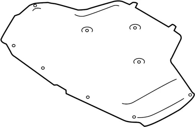 658404GA0A - Body: Insulator Pad for INFINITI: Q50 Image