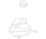 1674301200 - Brakes: Expansion Reservoir for Mercedes-Benz Image