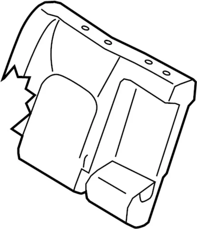 886206SD3A - Body: Seat Back Cover for Infiniti Image