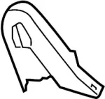 87406AM301 - Body: Recline Cover for Infiniti Image