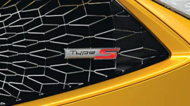 8F20TYB200A - Exterior: Emblem, Type S, Black Paint for Acura Image