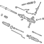 F87Z3504HCRM - Steering: Steering Gear for Ford: Explorer, Explorer Sport Trac | Mercury: Mountaineer Image