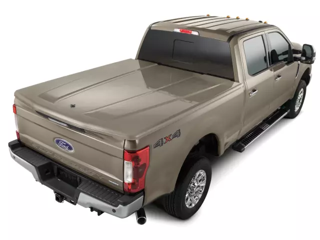 VHC3Z99501A42AM - Exterior: Tonneau/Bed Cover, Painted Hard One-Piece for Ford: E-350 Super Duty, E-450 Super Duty, F-250 Super Duty, F-350 Super Duty, F-450 Super Duty, F-550 Super Duty Image